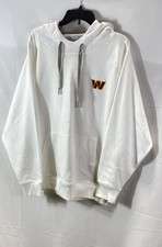 NWT Antigua NFL Washington Commanders Men's Victory Hood Hoodie White Sz L