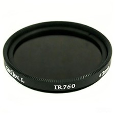 Green Leaf 43mm Infrared IR Pass Filter 760nm for DSLR Camera Lens Photography