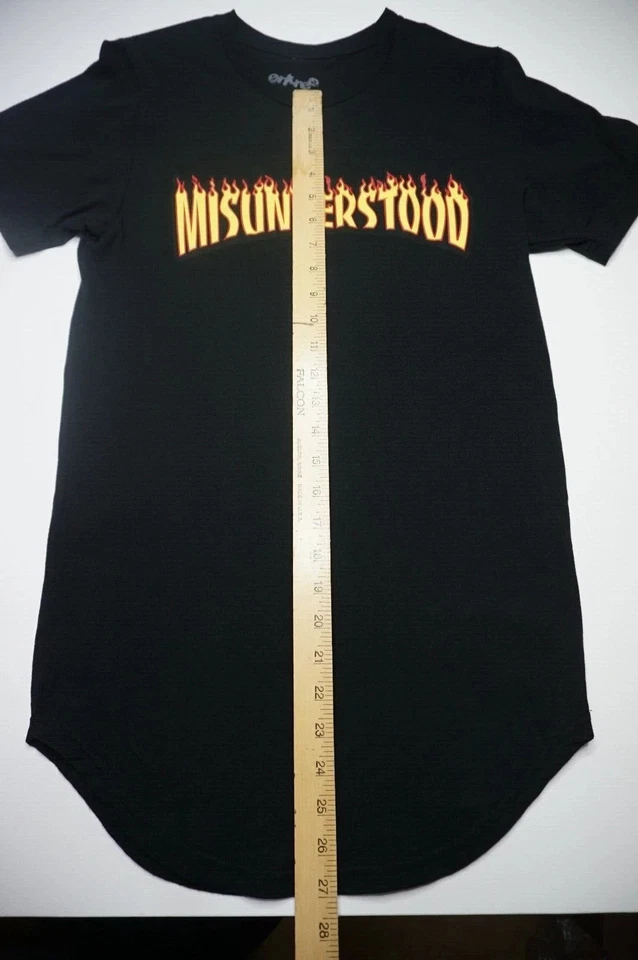 ENTREE MISUNDERSTOOD Men Small Black Streetwear T-Shirt Made In USA - Image 4 of 4