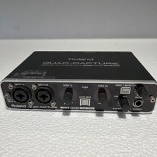 Roland QUAD-CAPTURE UA-55 Black Audio Interface 24Bit 192kHz AUTO-SENSE