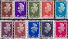 GREECE 1964 MNH King paul I issue sc. 778-787 cv. $37 usd