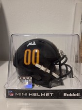 Mike Sainristil Signierter Washington Commanders Riddell Alt Speed Mini Helm Neu