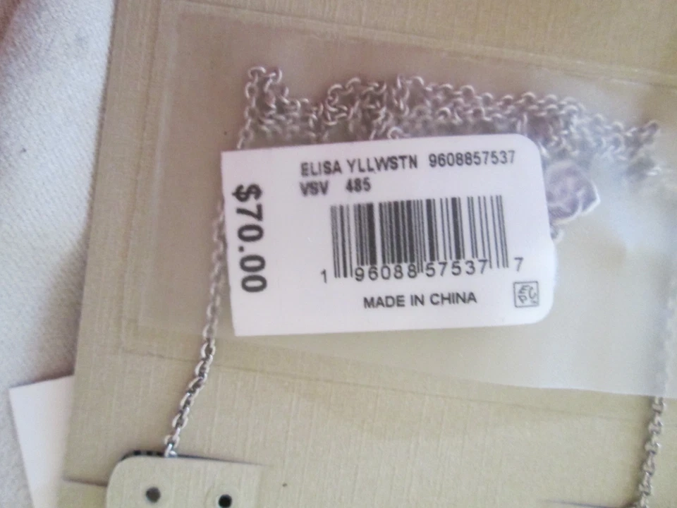 Collar Colgante Kendra Scott Elisa Rosa Amarilla Turquesa Marbelita/Nuevo con Etiquetas Foto 3 de 4