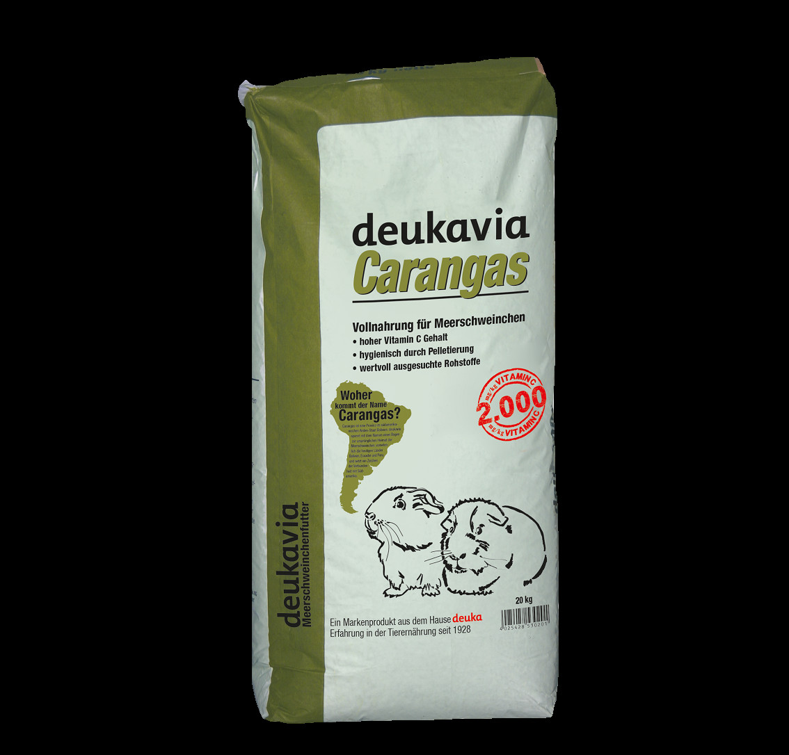 Deuka deukavia Carangas 20kg Meerschweinchen Meerschweinchenfutter mit Vitamin C - Image 2