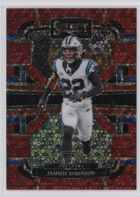 2023 Panini Select Concourse Red Disco Prizm /49 Jammie Robinson Rookie RC 18o1