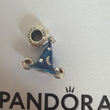 Pandora Disney Mickey Mouse Sorcerer Hat Dangle Charm S925