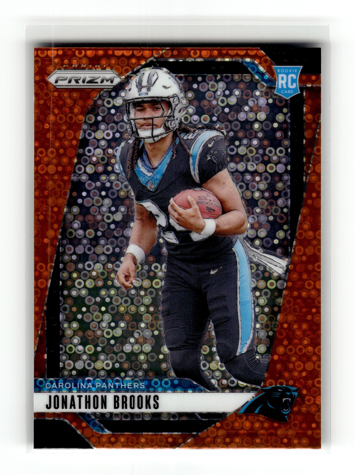 Jonathon Brooks 2024 Panini Prizm #357 Rookie Carolina Panthers Disco RC