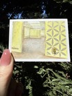 ACEO Original Oil Pastel BACKROOMS Art Empty Office Building Creepy 2.5x3.5 OOAK — photo 4