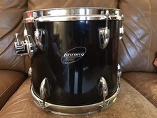 Used Ludwig Accent Combo 12  x10  Black Rack Tom With Mounting Arm In Fair Cond.