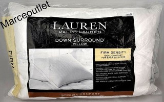 Ralph Lauren Bronze Comfort Down Surround STANDARD / QUEEN Pillow Firm Density