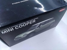 Kyosho Blue Mini Cooper RC Car, Opened, Antenna Bent, Includes All Items