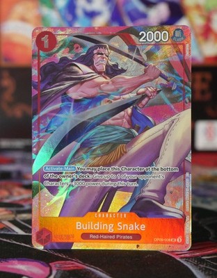 One Piece TCG OP09-008 Building Snake English Best Selection Vol 4 Alt ENG PROMO