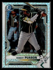 Robert Puason 2021 Bowman #BCP-45 Chrome Prospects Mojo Refractor PLEASE READ