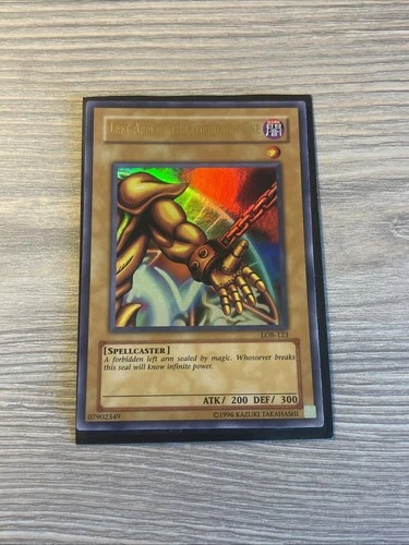 Yugioh! Left Arm of the Forbidden One - LOB-EN123 - Ultra Rare - Unlimited 25