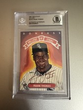 Frank Thomas Signed 1992 Triple Play Gallery of Stars Beckett Authentic Auto