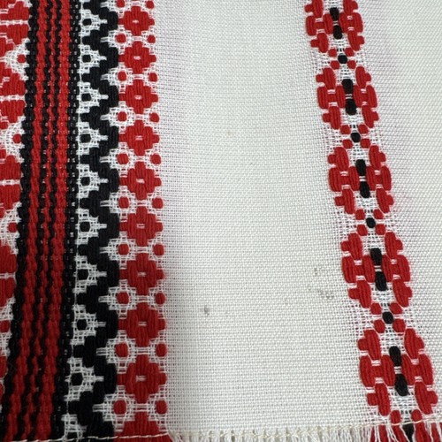 Vintage ungarische Stickerei Nadelspitze Volkskunst Kissenbezug & Tischdecke Land - Bild 9 von 13