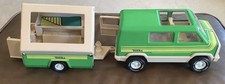 Tonka Van Pop-Up 1970 s VTG Camper Trailer Metal Plastic 161ia