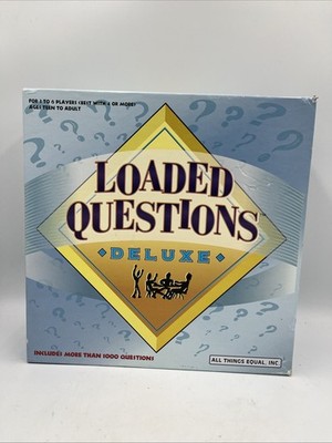 Loaded Questions Deluxe   All Things Equal   Sealed Contents / Open Box   VG