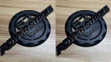 2pc Black 6.7l Door Emblem Powerstroke B20 Badge Fit F-trucks