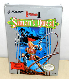 CASTLEVANIA ll SIMON'S QUEST NINTENDO NES GAME KONAMI 1988 REV-A