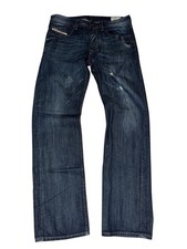 Diesel Industry Blue Denim Larkee Regular Straight Size 33 Designer 0882W