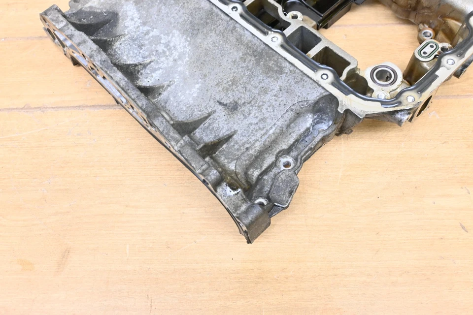 08-14 AUDI S4 S5 Q5 3.0L Engine Upper Oil Pan Assembly OEM 75k - Image 2 of 4