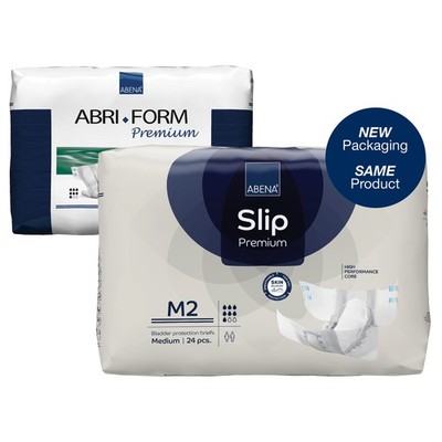 Abena North America Abri-Form Premium M2 Incontinence Brief, Medium (96/CS)