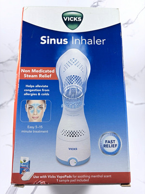 Vicks Sinus Inhaler Non Medicated Steam Relief Fast Relief 1 Vapo Pad VIH200V3
