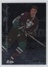 1999-00 ITG Be A Player Millennium Signature Series Stu Grimson #6 Auto 11ur