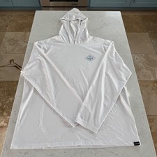 Hurley UPF 50 Hooded Long Sleeve Rashguard Shirt Men's Large NWOT