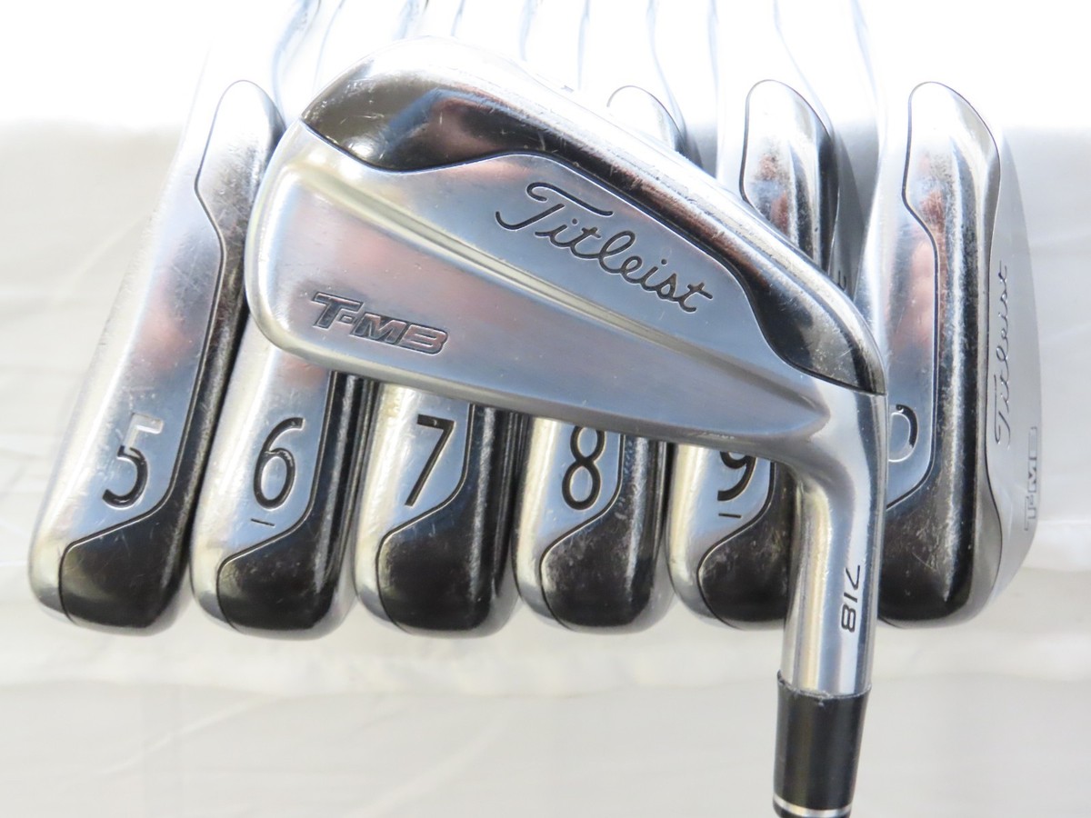 Used Titleist T-MB 718 Iron Set 4-PW Dynamic Gold R300 Regular