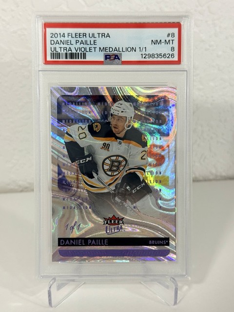 2014 Fleer Ultra Daniel Paille Ultra Violet Medallion 1/1 🔥 BRUINS