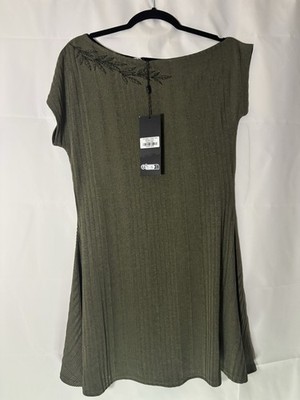 Killstar Ethereal Forest Mini Dress [KHAKI]- L