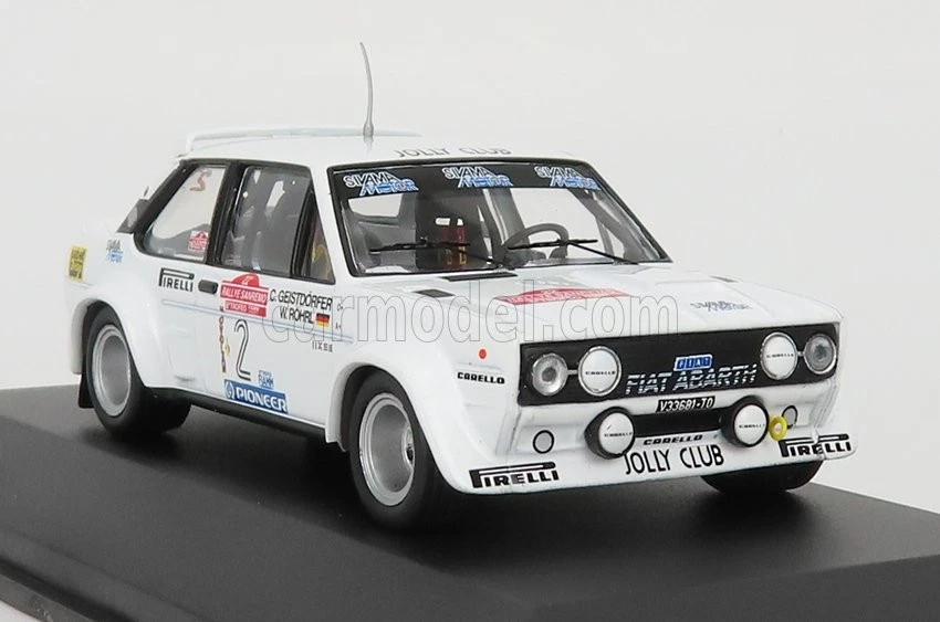 MODELLINO AUTO STATICO CMR FIAT 131 ABARTH RALLY SANREMO 1980 ROHRL SCALA 1/43 - Immagine 4 di 4