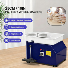 Electric Pottery Wheel 25cm 350W Ceramic DIY Making Machine For Xmas Gift UK