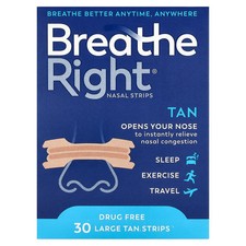 Nasal Strips, Large, Tan, 30 Strips