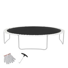 Uimoso Replacement Trampoline Mat Fits 12ft Frame 72 V-Rings 5.5" Spring Length