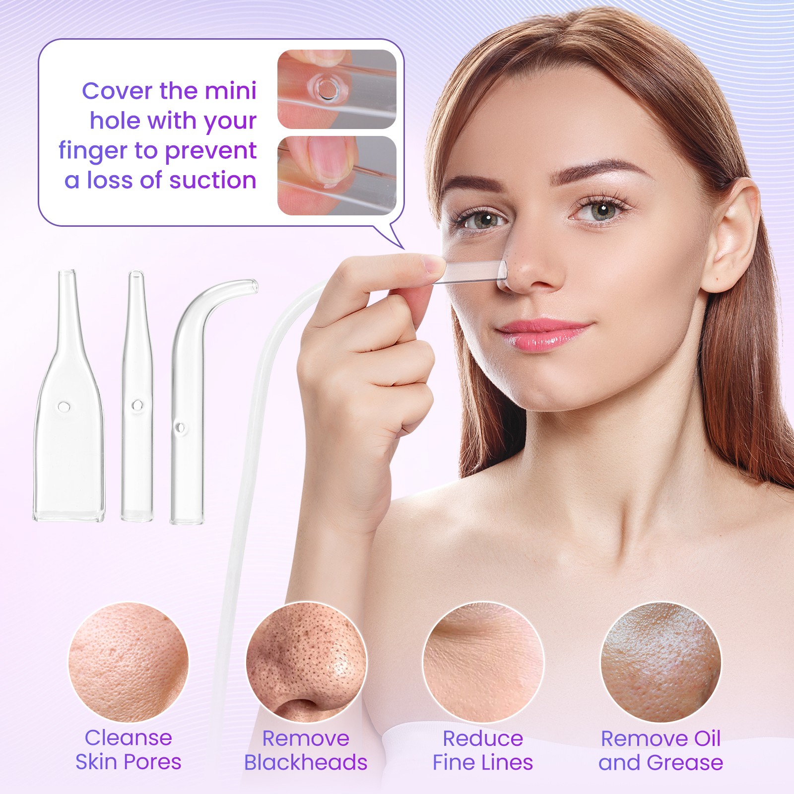 4 in 1 Facial Peeling Microdermabrasion Machine Salon Home Skin Care Device