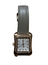 Worthington Women's Quartz Watch Rose Gold Tone Crystal Square Case