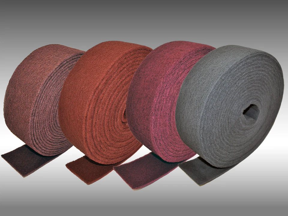 QUANTEX Schleifvliesrolle Schleifvlies Vlies Rolle Vliespads Schleifpad 180 240 400 1000