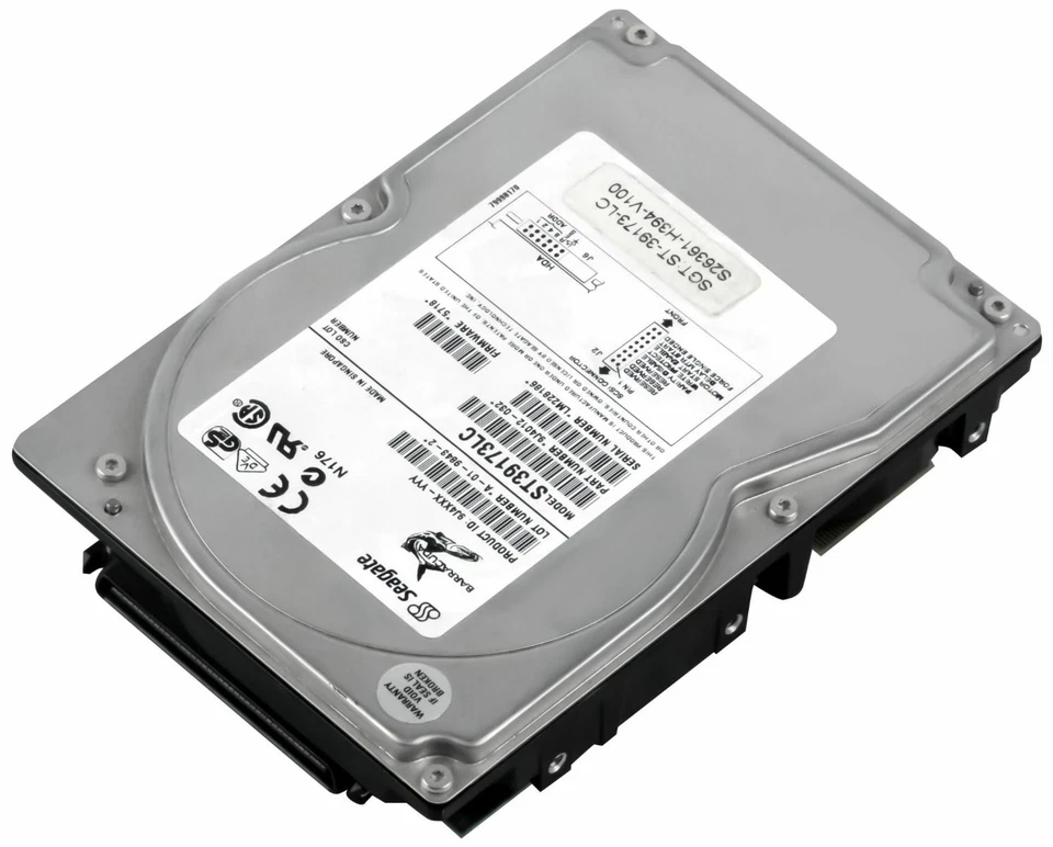Hard Seagate BARRACUDA 9LP 9.1GB 7200U/Min SCSI ULTRA2 ST39173LC 3.5 " Inch - Image 3 of 3