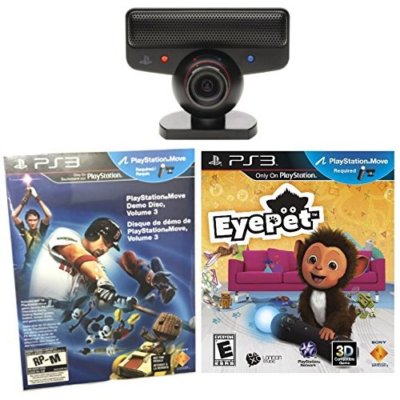 Sony PLAYSTATION 3 Move Eye Camera Eyepet Spiel PS3 Paket Sehr Gut 8Z