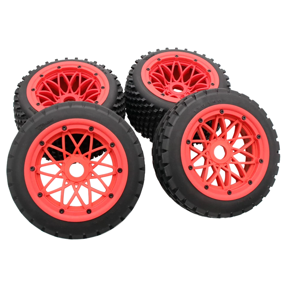 Nylon Knobby Pin Spiked Desert Studded Wheel Tires Fits 1/5 HPI Rovan Baja 5B SS - Image 4 of 4