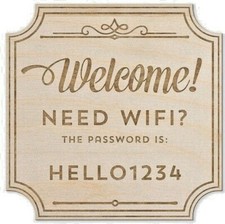 12" Custom Engraved Wooden Signs  Made To Order  Your Text on Birch Wood