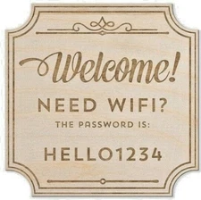 12" Custom Engraved Wooden Signs | Made To Order | Your Text on Birch Wood