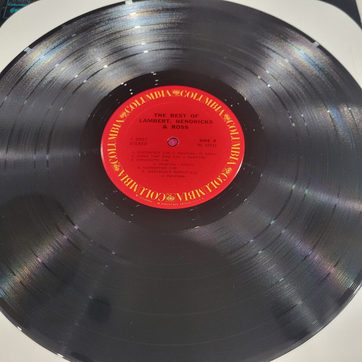 The Best Of Lambert, Hendricks & Ross Vinyl LP - Columbia C The Best Of Lambert, Hendricks & Ross Vinyl LP - Columbia C