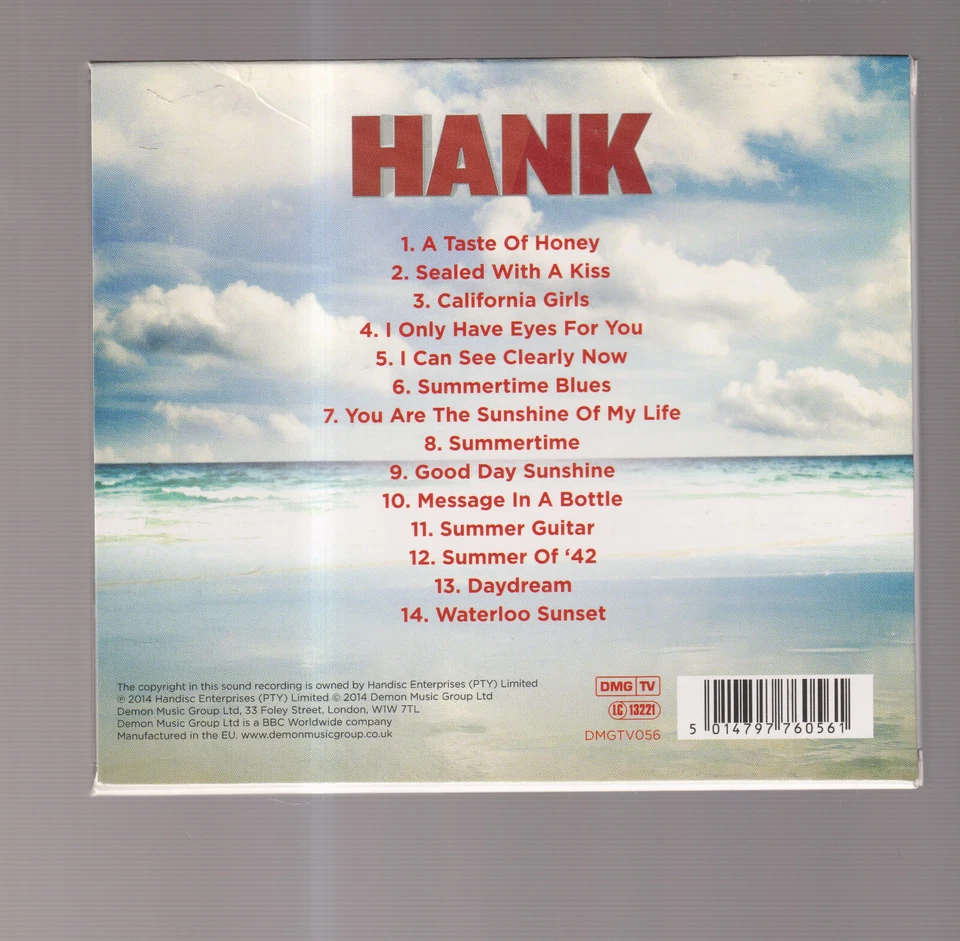 Hank by Hank Marvin (CD, 2014) W/Slipcover W/Case Nice! #0625CW - Image 2 of 2