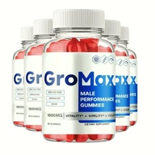 5-Pack Gromax Advanced Male Gummies to Boost Male Performance - 300 Capsules