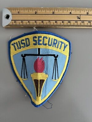 Paar TUSD Security BG6 Kostüm, Abzeichen, Emblem