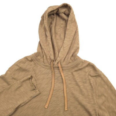 $175 ATM Anthony Thomas Melillo Destroyed Pullover Hoodie Harvest Mens Medium